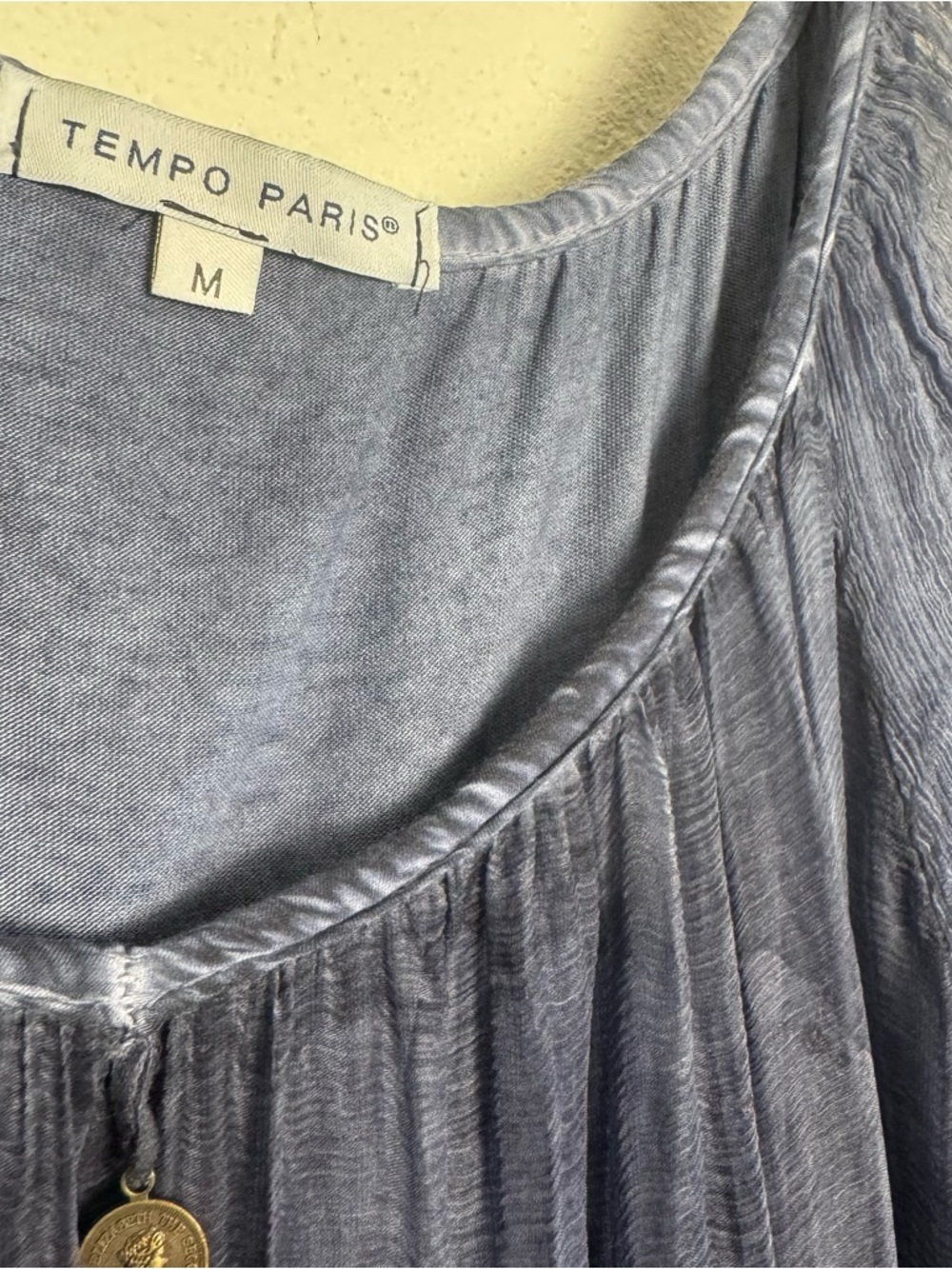 Tempo Paris Romantic Floral Flowing Lightweight Blouse - Picture 8 of 11